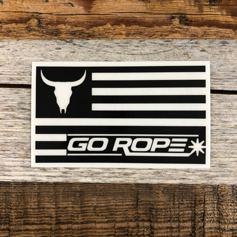 Go Rope Flag Vinyl Decal