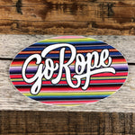 Serape Go Rope Vinyl Decal