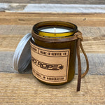 Go Rope Leather Candle