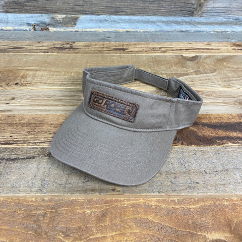 Leather Patch Visor • Driftwood